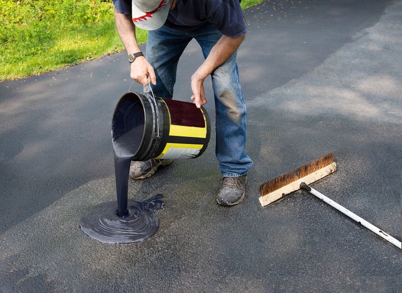 Residential Driveway Sealant Finish