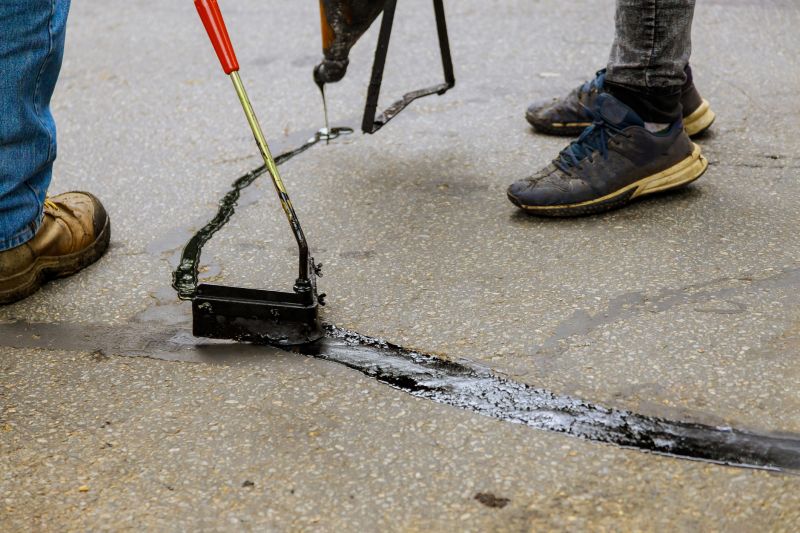 Driveway Crack Sealing