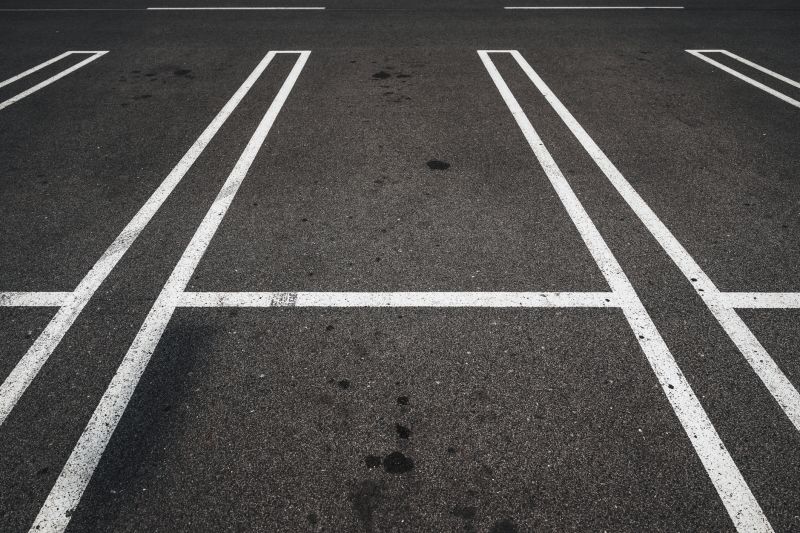 Parking Lot Sealcoating detail